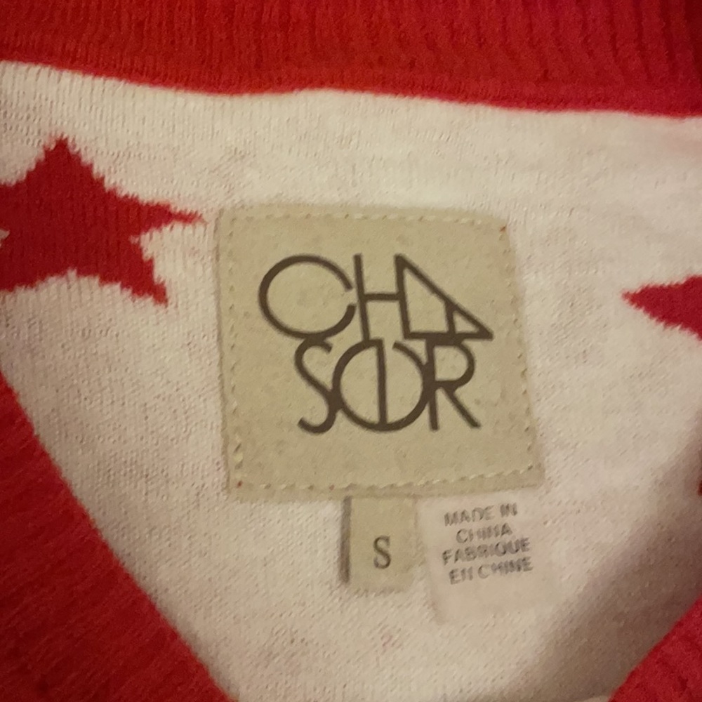 Chaser Star “Weekends” Red Pullover - image 3